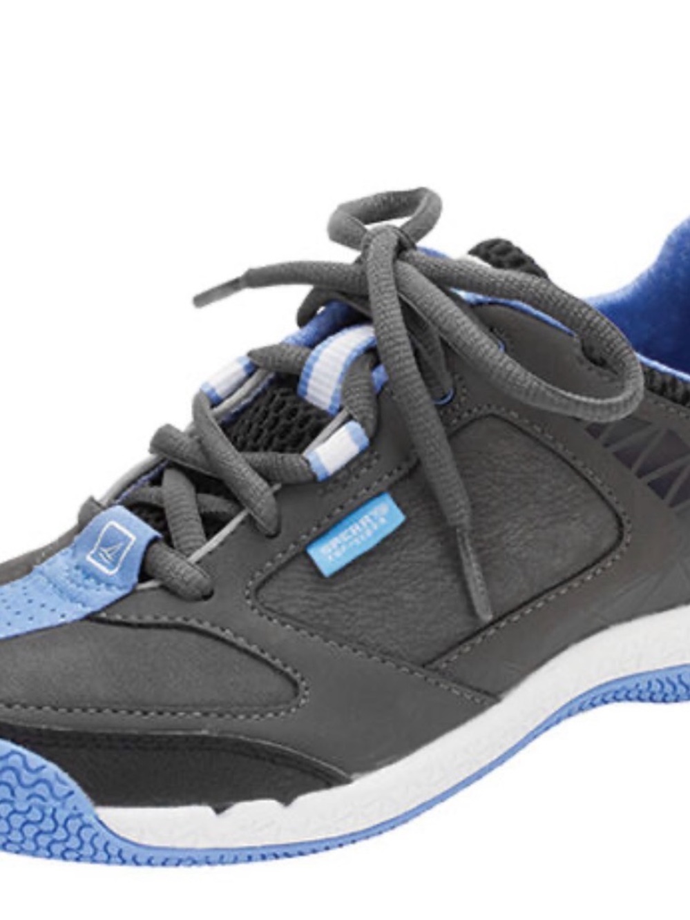 Sperry Gray and Blue Athletic Shoe
